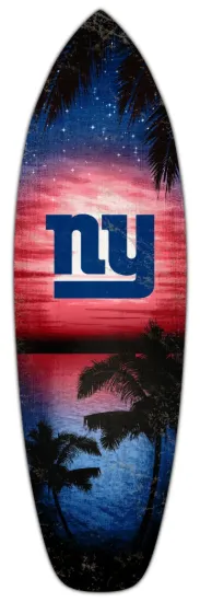 Picture of 18 inch NFL New York Giants Surfboard Wall Art