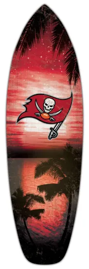 Picture of 18 inch NFL Tampa Bay Bucaneers Surfboard Wall Art Bucs