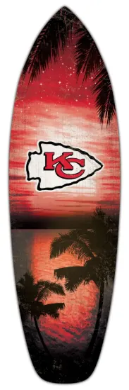 Picture of 18 inch NFL Kansas City Surfboard Wall Art