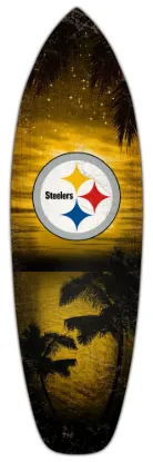 Picture of 18 inch NFL Pittsurgh Steelers Surfboard Wall Art