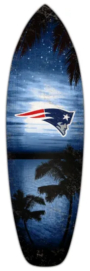 Picture of 18 inch NFL New England Patriots Surfboard Wall Art