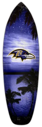 Picture of 18 inch NFL Baltimore Ravens Surfboard Wall Art