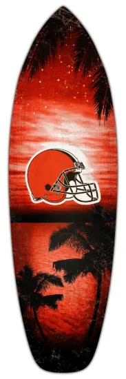 Picture of 18 inch NFL Cleveland Browns Surfboard Wall Art
