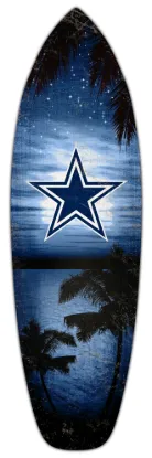 Picture of 18 inch NFL Dallas Cowboys Surfboard Wall Art